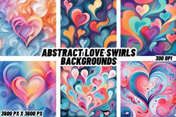 Abstract Love Swirls Backgrounds: A Designer's Guide