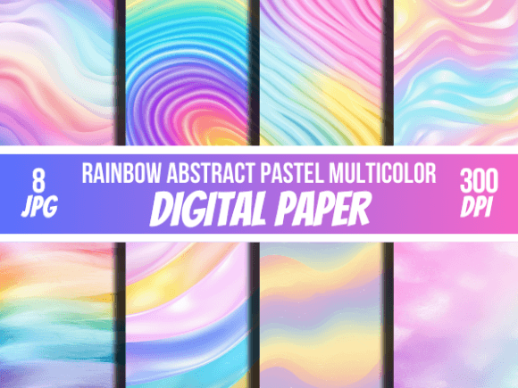 Abstract Pastel Multicolor Backgrounds: A Designer's Secret Weapon