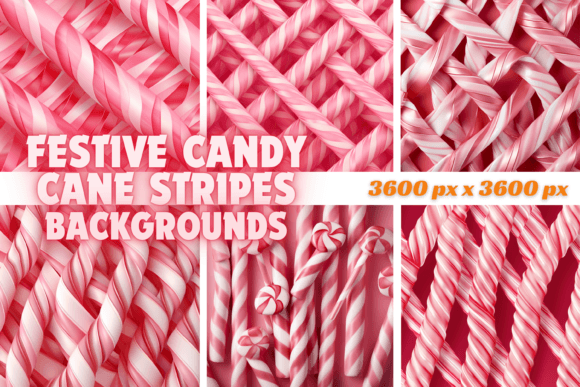Designing with Festive Candy Cane Stripes Backgrounds