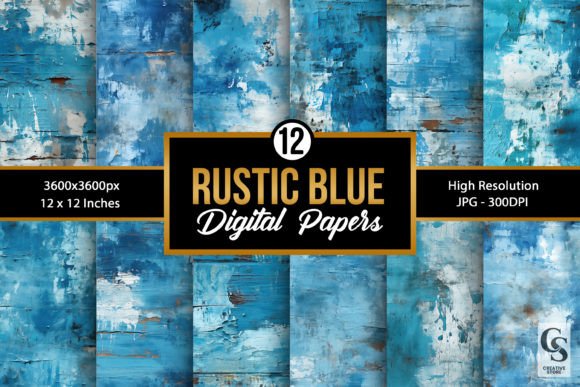Discover the Versatility of Rustic Blue Grunge Texture Backgrounds