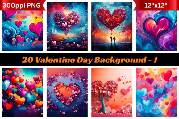 Elevate Your Valentine's Day Projects with 20 Romantic Backgrounds