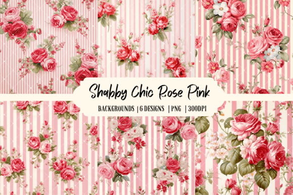 Embrace Romantic Nostalgia with Shabby Chic Rose Pink Backgrounds