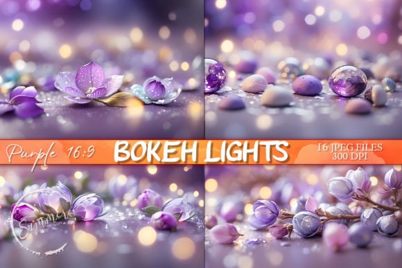Enchanting Purple Bokeh Light Backgrounds for Creatives