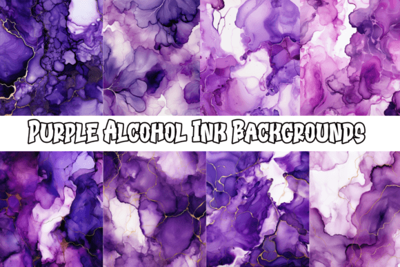 Explore the Allure of Purple Alcohol Ink Backgrounds