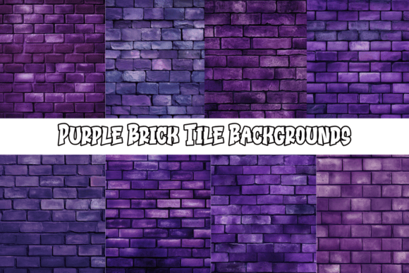 Purple Brick Tile Backgrounds: Elevate Your Visuals