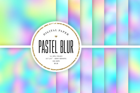 Soft Focus Creativity: Using Pastel Blur Abstract Backgrounds