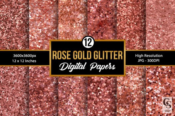 The Allure of Rose Gold Glitter Seamless Backgrounds