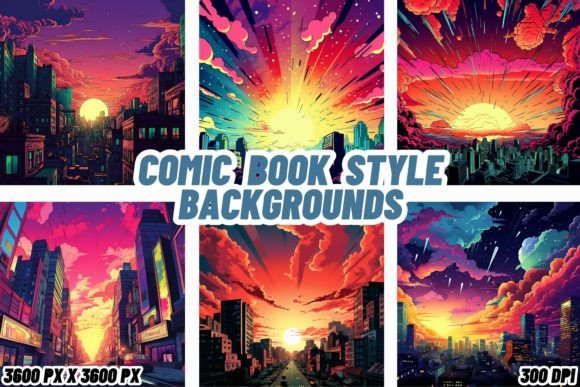 Unleashing Visual Energy with Comic Book Style Backgrounds